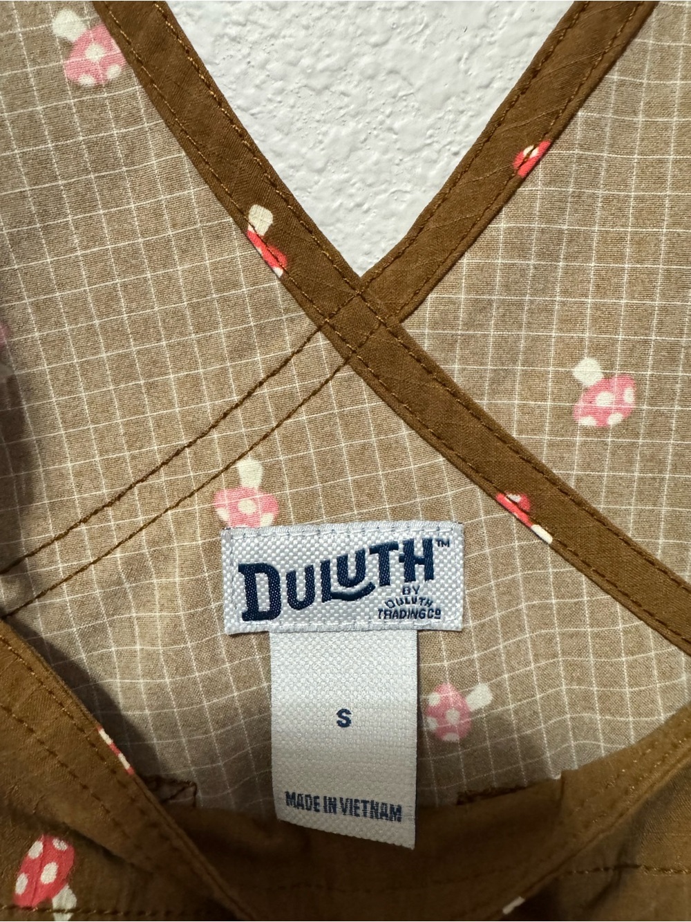 Duluth Women’s Brown mushroom Overalls Jumpsuit - Picture 7 of 7